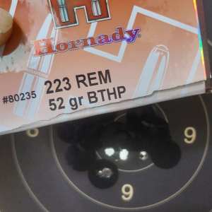 Hornady 52grs BTHP, no.80235 - 240904